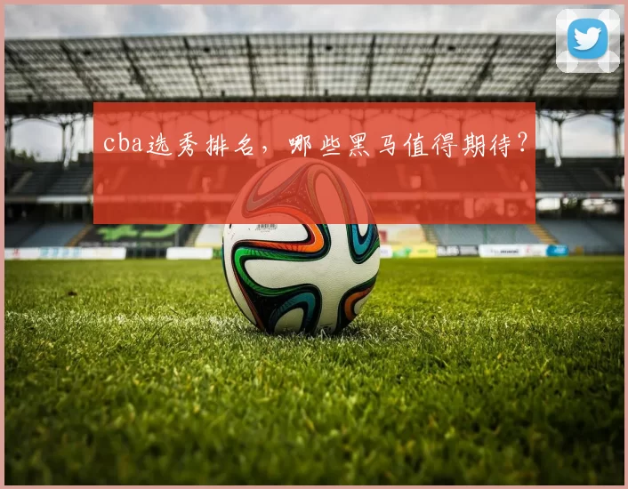 cba选秀排名，哪些黑马值得期待？